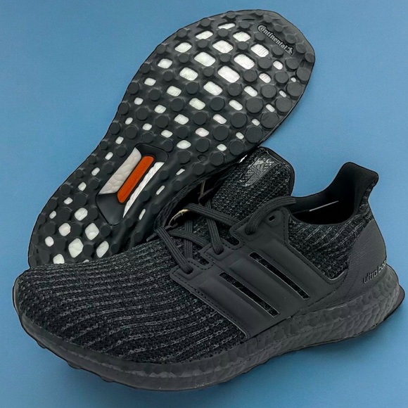 Adidas Ultraboost 4.0 DNA Tripe Black Blackout Running Core Unisex - Picture 1 of 7